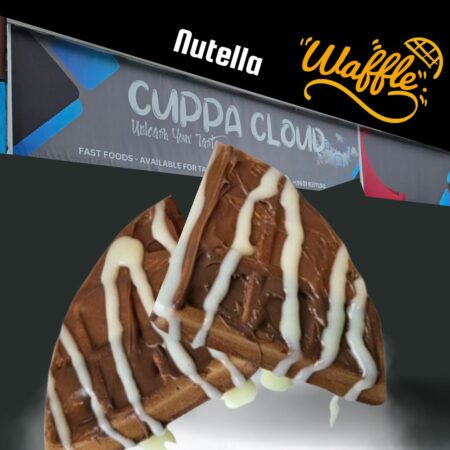 Nutella Topped Waffle